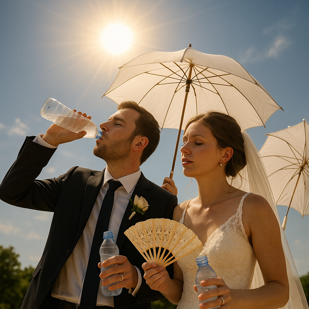 Ola de calor en bodas