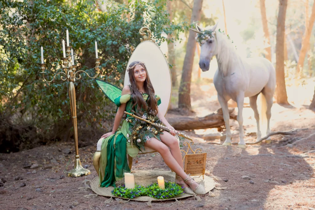 fotografo comunion malaga hadas del bosque